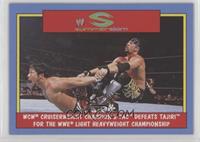 WCW Cruiserweight Champion X-Pac Defeats Tajiri for the WWE Light Heavyweight C…