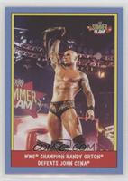 WWE Champion Randy Orton Defeats John Cena