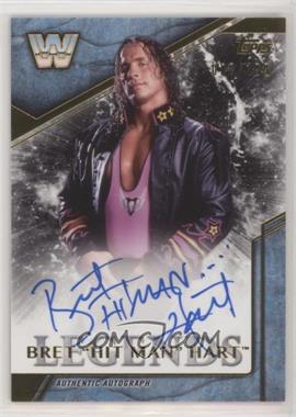 2017 Topps Legends of the WWE - Autographs #LA-BM - Bret "Hit Man" Hart /199