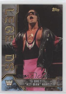 2017 Topps Legends of the WWE - [Base] - Silver #17 - Bret "Hit Man" Hart /99