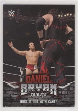 2017 Topps WWE - Daniel Bryan Tribute Part 2 #14 - Fat Pack - Hugs It Out with Kane [Good to VG‑EX]