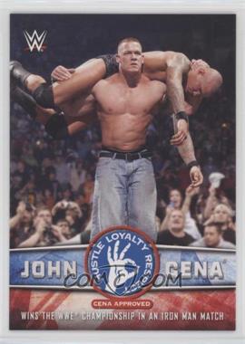 2017 Topps WWE - John Cena Tribute #19 - Wins the WWE Championship in an Iron Man Match