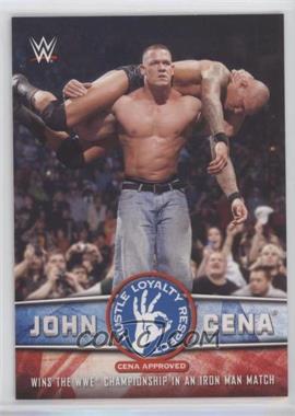 2017 Topps WWE - John Cena Tribute #19 - Wins the WWE Championship in an Iron Man Match