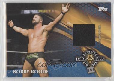 2017 Topps WWE - NXT TakeOver: Brooklyn II Mat Relics - Blue #6 - Bobby Roode /50