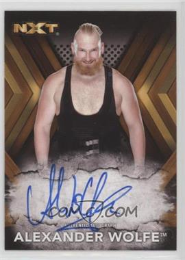 2017 Topps WWE NXT - Autographs - Bronze #RA-AW - Alexander Wolfe /99