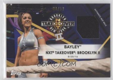 2017 Topps WWE NXT - Mat Relics - Blue #MR-BYY - Bayley /50