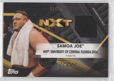 2017 Topps WWE NXT - Mat Relics - Silver #MR-SJO - Samoa Joe /25