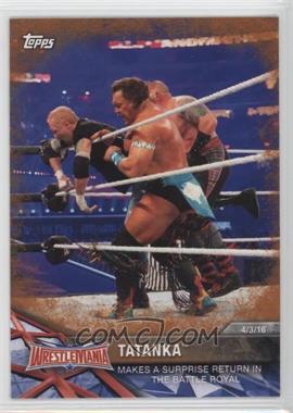 2017 Topps WWE Road to Wrestlemania - [Base] - Bronze #63 - Tatanka