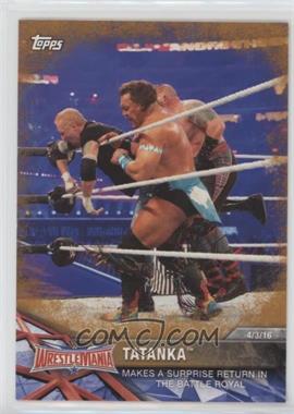 2017 Topps WWE Road to Wrestlemania - [Base] - Bronze #63 - Tatanka