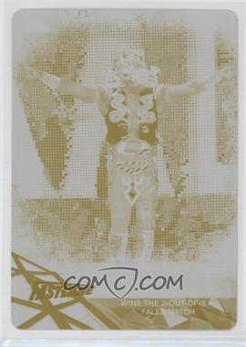 2017 Topps WWE Road to Wrestlemania - [Base] - Printing Plate Yellow #25 - Kalisto /1