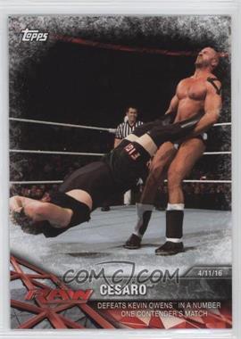 2017 Topps WWE Road to Wrestlemania - [Base] #75 - Cesaro