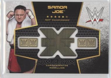 2017 Topps WWE Then Now Forever - Commemorative Championship Plates #_SAJO - Samoa Joe /299