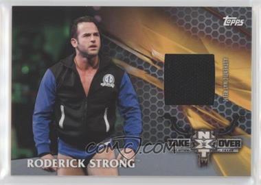 2017 Topps WWE Then Now Forever - NXT Takeover: San Antonio 2017 Mat Relics - Silver #_ROST - Roderick Strong /25