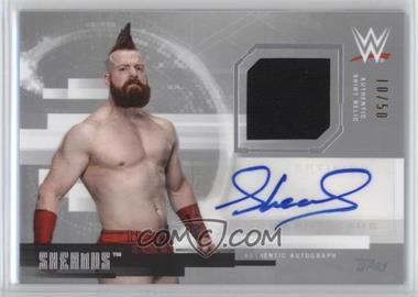 2017 Topps WWE Undisputed - Autograph Relics - Silver #UAR-SH - Sheamus /50