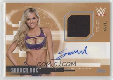 2017 Topps WWE Undisputed - Autograph Relics #UAR-SR.2 - Summer Rae /99