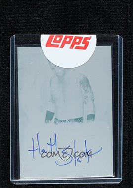 2017 Topps WWE Undisputed - Autographs - Printing Plate Cyan #UA-HS - Heath Slater /1 [Stock Redemption]