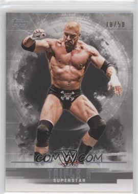 2017 Topps WWE Undisputed - [Base] - Silver #37 - Triple H /50
