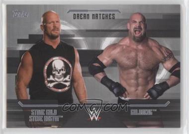 2017 Topps WWE Undisputed - Dream Matches - Silver #D-2 - Goldberg, Stone Cold Steve Austin /50