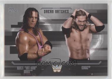 2017 Topps WWE Undisputed - Dream Matches - Silver #D-7 - Edge, Bret Hart /50