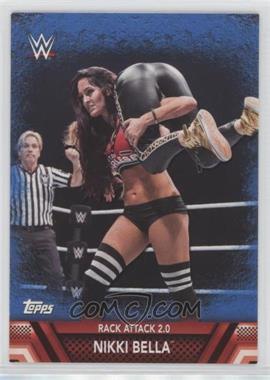 2017 Topps WWE Women's Division - Finishers and Signature Moves - Blue #F-2 - Nikki Bella /25