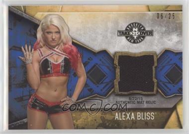 2017 Topps WWE Women's Division - Mat Relics - Blue #MR-AB - Alexa Bliss /25