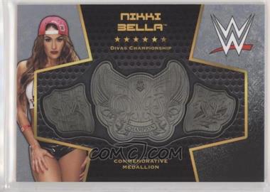 2017 Topps WWE Women's Division - Retired Women's Division Championship Commemorative Relics Divas - Silver #DC-NB - Nikki Bella /50