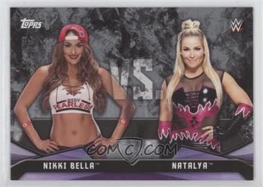 2017 Topps WWE Women's Division - Rivalries - Silver #RV-7 - Nikki Bella, Natalya /50