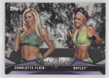 2017 Topps WWE Women's Division - Rivalries #RV-1 - Charlotte Flair, Bayley
