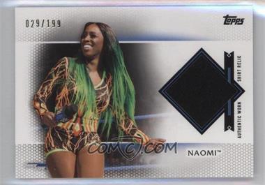 2017 Topps WWE Women's Division - Shirt Relics #SR-NA - Naomi /199