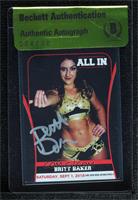 Britt Baker [BAS Beckett Auth Sticker]