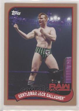 2018 Topps Heritage WWE - [Base] - Bronze #29 - Gentleman Jack Gallagher