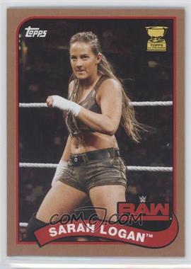 2018 Topps Heritage WWE - [Base] - Bronze #68 - Sarah Logan