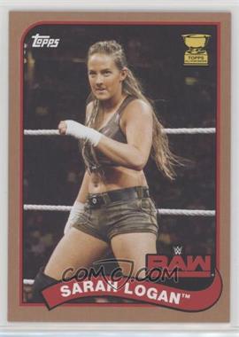 2018 Topps Heritage WWE - [Base] - Bronze #68 - Sarah Logan