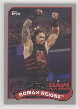 2018 Topps Heritage WWE - [Base] - Silver #63 - Roman Reigns /25