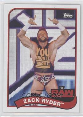 2018 Topps Heritage WWE - [Base] #90 - Zack Ryder