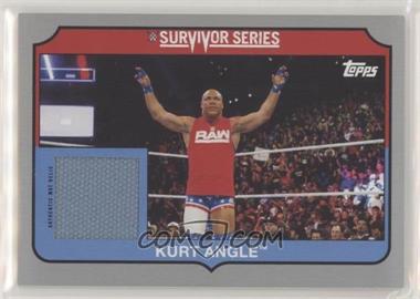 2018 Topps Heritage WWE - Survivor Series Mat Relics - Silver #SS-KA - Kurt Angle /25