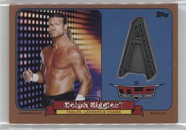 2018 Topps Heritage WWE - TLC: Tables, Ladders & Chairs Medallions - Bronze #CTM-DZ - Dolph Ziggler /99