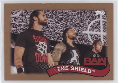 2018 Topps Heritage WWE - Tag Teams and Stables - Bronze #TT-2 - The Shield /99