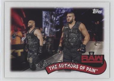 2018 Topps Heritage WWE - Tag Teams and Stables #TT-15 - The Authors of Pain