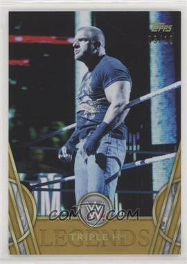 2018 Topps Legends of the WWE - [Base] - Gold #70 - Triple H /10