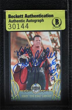 2018 Topps Legends of the WWE - [Base] - Silver #26 - Hall of Fame - Jerry "The King" Lawler /50 [BAS Authentic]