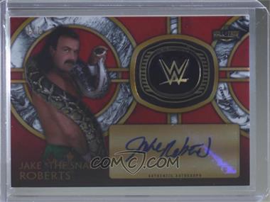 2018 Topps Legends of the WWE - Hall of Fame Ring Autographs - Red #HOF-JR - Jake "The Snake" Roberts /1