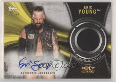 2018 Topps WWE NXT - Autographed Relics #AR-EY - Eric Young /99