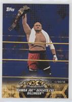 Samoa Joe Defeats Tye Dillinger #/50