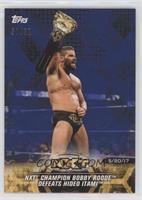 NXT Champion Bobby Roode Defeats Hideo Itami #/50