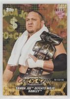 Samoa Joe Defeats Mojo Rawley #/10