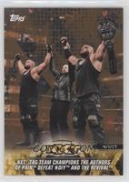 NXT Tag Team Champions The Authors of Pain Defeat #DIY and The Revival #/25