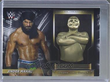 2018 Topps WWE Road to Wrestlemania - Andre the Giant Battle Royal Commemorative Trophy Relics #AC-JM - Jinder Mahal /199