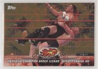 Universal Champion Brock Lesnar Defeats Samoa Joe