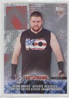 Kevin Owens Defeats AJ Styles for the United States Championship #/25